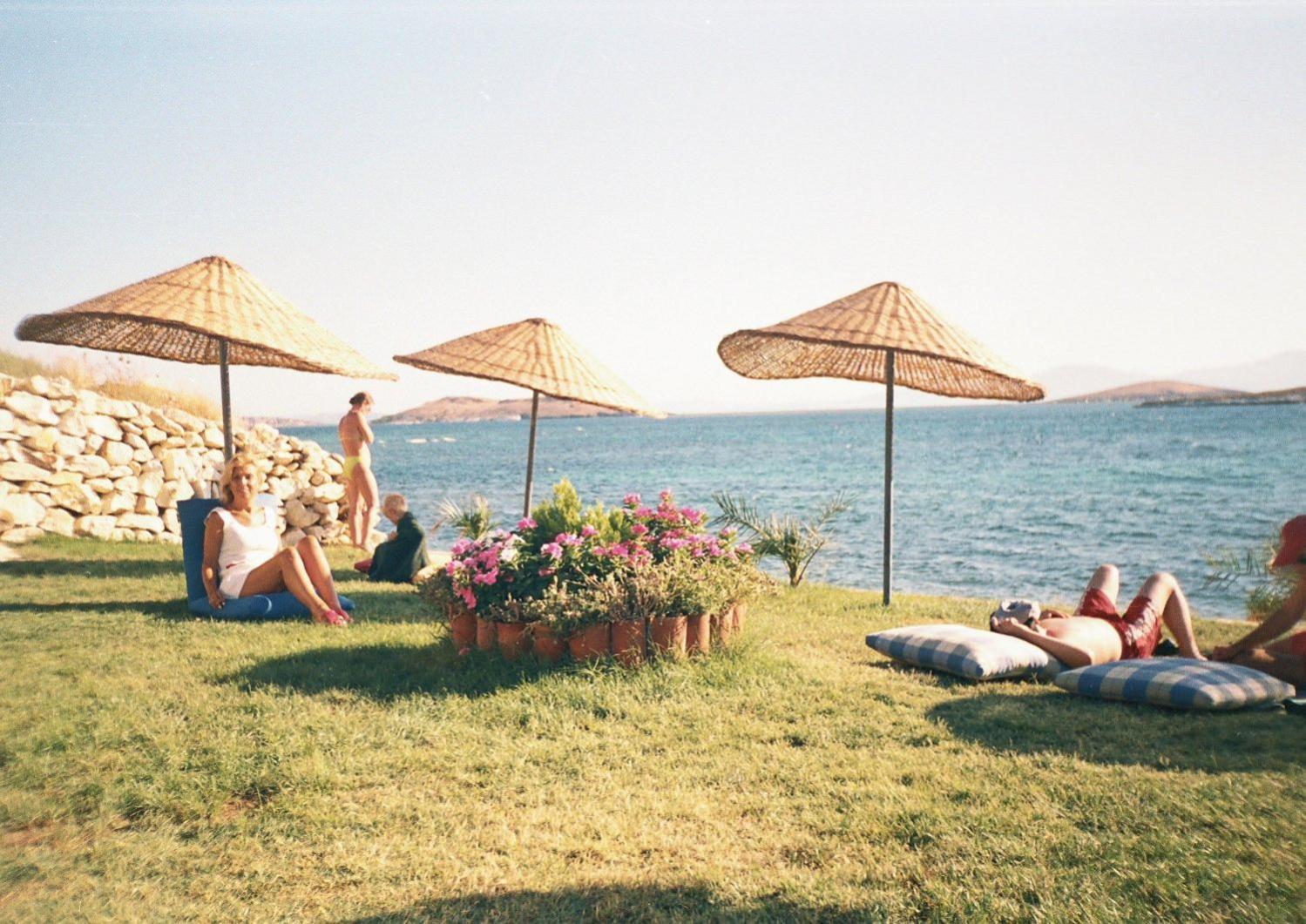 Teras Motel Foça Luaran gambar